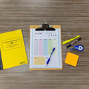 Hardboard Clipboard Standard Size w/ Sturdy Spring Clip