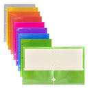 2-Pockets Portfolios - Metallic Color