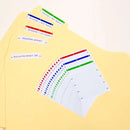 Assorted Color File Folder Label (126/Pack)