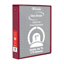 CARPETA "VIEW BINDER" DE 1"- BURGUNDY