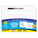 Double Sided Dry Erase Lap Board 9" X 12" w/ Marker