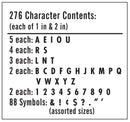 SELF ADHESIVE LETTERS STICKERS 1" & 2"- VERDE